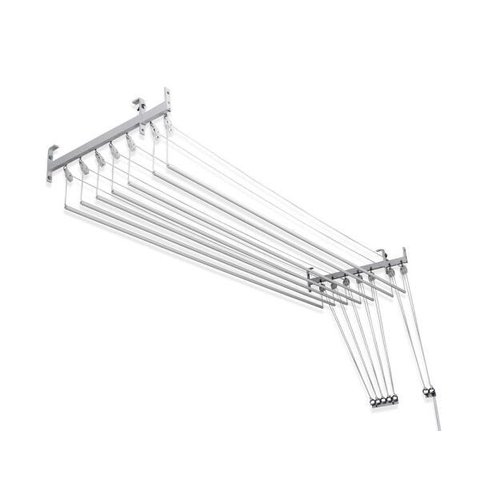 Varal de 7 Varetas Individuais - 1,50 Metro - Varal 5 Varetas + Extensor 2 varetas