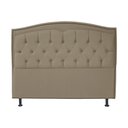 Ver imagem 1 de Cabeceira Queen 160 Cm para Cama Box Diana Suede Capuccino - Fina Mobília