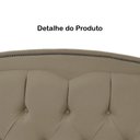Ver imagem 3 de Cabeceira Queen 160 Cm para Cama Box Diana Suede Capuccino - Fina Mobília