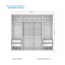 Guarda Roupa Casal 8 Portas 4 Gavetas Master Vip - 5