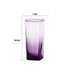 Jogo 6 Copos Vidro Bali Quadrado 320ml Lilás Colorido - 3