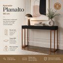Ver imagem 2 de Aparador Planalto 90cm Pés de Ferro - Preto/Cobre