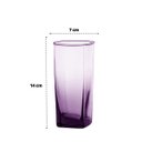 Ver imagem 3 de Kit 4 Jogos De Copo Vidro Bali 320ml Lilás