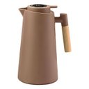 Ver imagem 1 de Garrafa Térmica de 1l Marrom com Display Led e Cabo de Madeira Quente e Fria