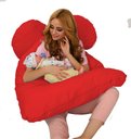 Ver imagem 4 de Almofada Extra Grande P/grávida Dormir De Lado Envio Rápido - Vermelho