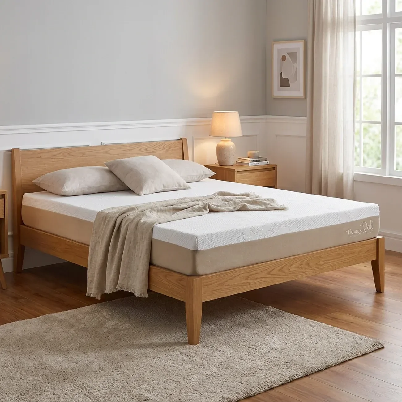 Ver imagem 2 de Colchão para Cama Queen de Mola Ensacada Firme Enrolado À Vácuo 158CMX198CMX24CM Dreams Roll