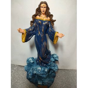 Imagem Yemanjá Nas Ondas 27cm