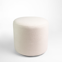 Ver imagem 3 de Kit 02 Puff Perse 40cm Decorativo Tecido Boucle Banqueta Puffe Redondo