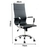 Conjunto de Cadeiras Charles Eams Esteirinha Preta - 2911 - 2