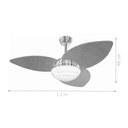 Ver imagem 2 de Ventilador de Teto Dormamu Cobre 3 Pás Tabaco 220V