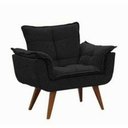 Ver imagem 1 de Poltrona Opala Preta 1 Lugar