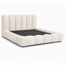 Ver imagem 1 de Cama Japonesa com Cabeceira King Nuvem Linho Off White - Sallar Home