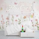 Ver imagem 2 de Papel de Parede Adesivo Jardim de Flores  140ALTURAX250LARGURA