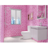 Papel de Parede Adesivo Pastilha Rosa Texturizado P/ Cozinha Banheiro 2mx61cm Lavável Quarto Sala Al - 2