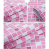 Papel de Parede Adesivo Pastilha Rosa Texturizado P/ Cozinha Banheiro 2mx61cm Lavável Quarto Sala Al - 3