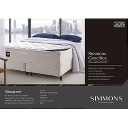 Colchão Solteiro Simmons Hotelaria Geocities 33cm 88x188 - 2