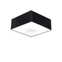 Ver imagem 1 de Plafon para Sala de Tv Quadrado Tv-3050 Cúpula Cor Preto