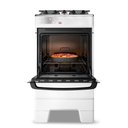 Ver imagem 5 de Fogão a Gás Esmaltec Mesa Inox Tampa de Vidro Forno 50l Ideal Top Branco 4 Bocas Bivolt