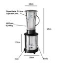 Ver imagem 4 de Liquidificador Baixa Rotação 2 Litros Inox Industrial Bivolt