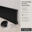 Ver imagem 3 de Kit 2 Barras Rodapé de Poliestireno 7cm Altura Barra 2m