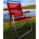 Ver imagem 2 de Cadeira de Praia King Vermelho 140kg Zaka