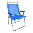 Ver imagem 1 de Cadeira de Praia King Azul 140kg Zaka