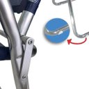 Ver imagem 4 de Cadeira de Praia King Azul 140kg Zaka