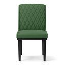 Ver imagem 5 de Cadeira Sala de Jantar Base Madeira Preto Kit 10 Sofia Suede Verde D03 - D'Rossi