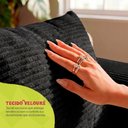 Ver imagem 6 de Sofá Cama Nami 1,50m Xpand Tech Tecido Velourê Preto Cama Inbox