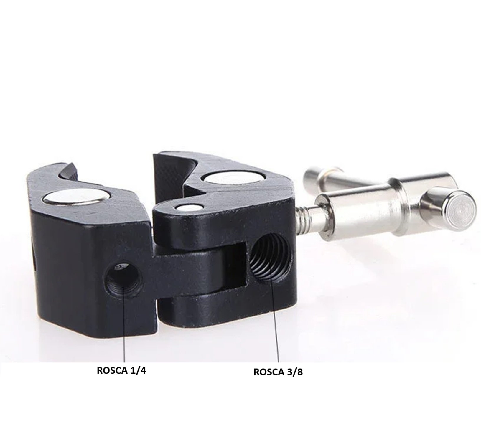 Suporte Grampo de Metal Super Garra Clamp C/ Trava de Torção - 3