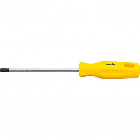 Chave Torx T-45 com Cabo Reto Cromo Vanádio - Vonder