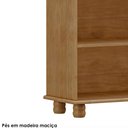 Ver imagem 4 de Estante Livreiro Madeira Maciça 85 Cm 8964 Freijo Milani Store Freijo