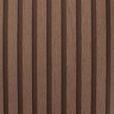 Ver imagem 2 de Papel de Parede Ripado Madeira Marrom Escuro+ Cola Inclusa- Vinilico Lavável