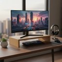 Ver imagem 2 de Suporte para Elevação Telas Monitores 40 x 20 cm 8,5 Freijó Freijó