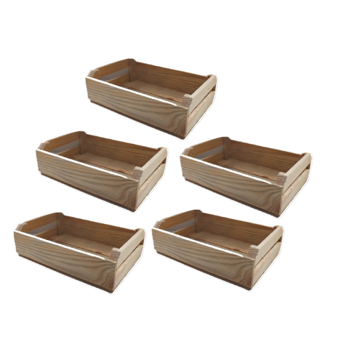 Caixote de Feira Ej 34x24x09 Kit 5 Unidades