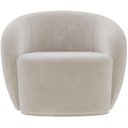 Ver imagem 7 de Poltrona Decorativa para Sala de Estar Living Gliese K01 Veludo Bege