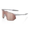 Óculos Ciclismo 100% Hypercraft Matte Stone Grey Hiper Crimson Silver Mirror Lens - 1
