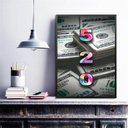 Ver imagem 2 de Quadro Código Gravoboi 520- Dinheiro Rápido 33x24cm - com Vidro:madeira Preta