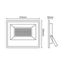 Ver imagem 4 de Refletor Led Pro 200w Ip66 Bivolt 6.500k - Preto Blumenau Iluminação