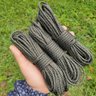 Paracord 550 Libras 4mm Corda De Sobrevivência  Militar 10 Metros 366Kgf Verde Cascavel - 8