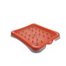 Banheiro para Cães Suporte para Tapete Higiênico - Pipi Tapete - Plast Pet - Vermelho - 2