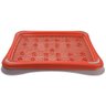 Banheiro para Cães Suporte para Tapete Higiênico - Pipi Tapete - Plast Pet - Vermelho - 1