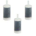 Ver imagem 1 de Kit 3 Vela Refil Carvão Ativado Para Filtro De Torneira Universal