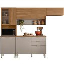 Ver imagem 1 de Cozinha Modulada Olga 8 Portas 2 Gavetas MDF-MDP 249.50cm Demóbile