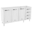 Ver imagem 2 de Balcão de Cozinha em Aço Star New 3 Portas 4 Gavetas Branco - Telasul