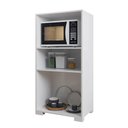 Ver imagem 3 de Armário Balcão Microondas 2 Portas Myanmar Branco Bela Casa