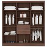 Guarda-Roupa Casal Luna 6 Portas 3 Gavetas Internas Rijo- Qmovi Móveis 0636 - 3