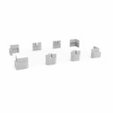 Ver imagem 1 de Conjunto 8 Pés para Guarda Roupa 9cm B110 Kappesberg - Branco