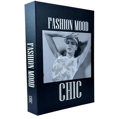 Decoração sala quarto livro caixa fake chic fashion mood