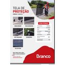 Ver imagem 2 de Protetor de Roçagem Retratil 1,5m X 3,0m com Rodas Branco 11285020 Branco Motores